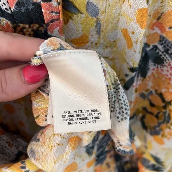 Anthropologie Floral Spring Sleeveless Top - Picture 6 of 6